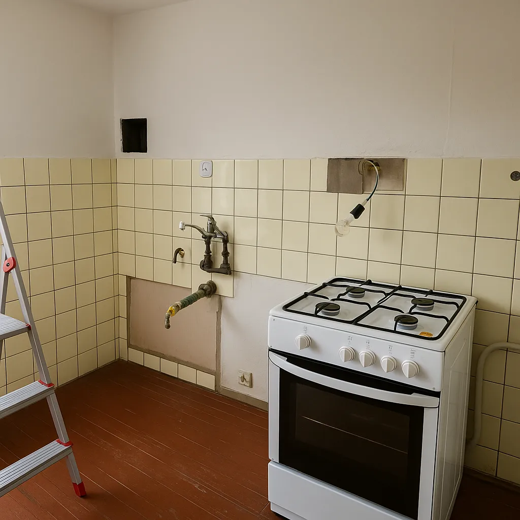 Rekonstrukce bytu – před rekonstrukcí
